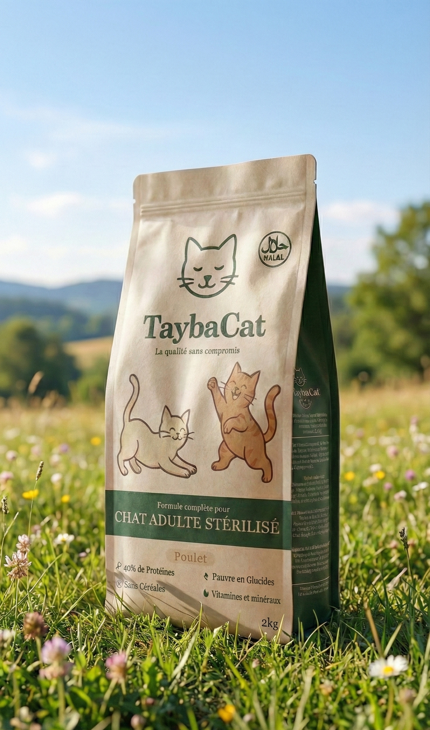 Croquettes chat stérilisé sans céréales | Poulet frais