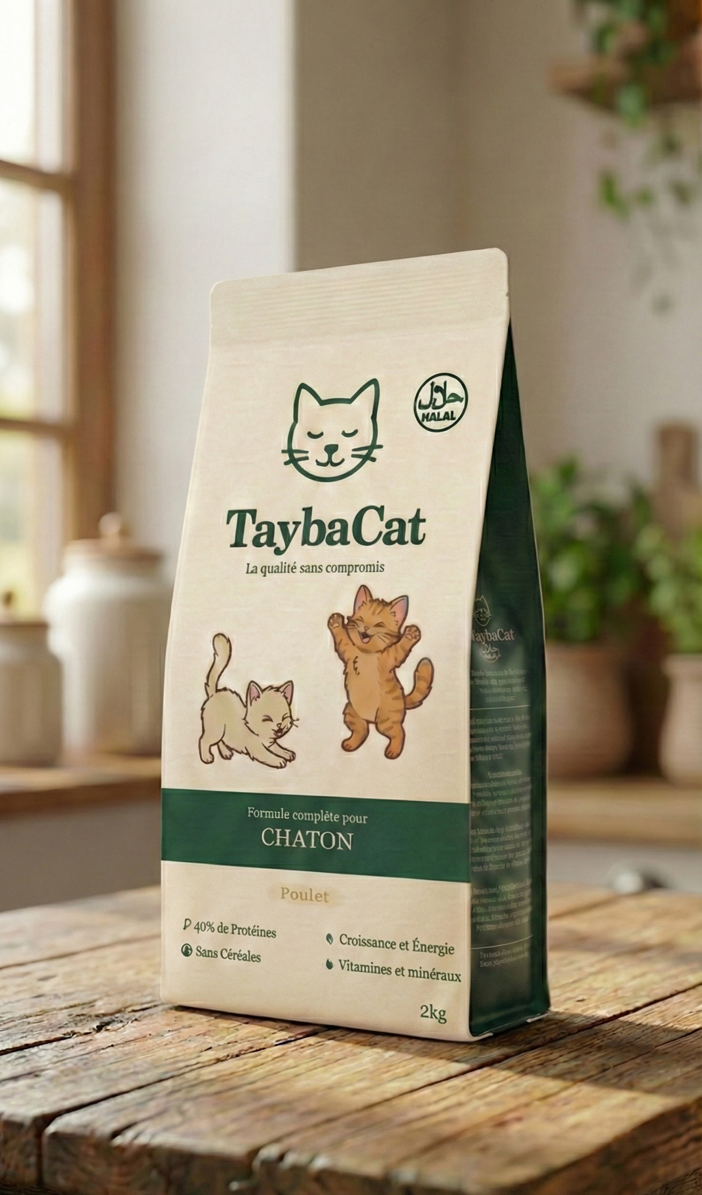 Croquettes chaton sans céréales | Poulet frais