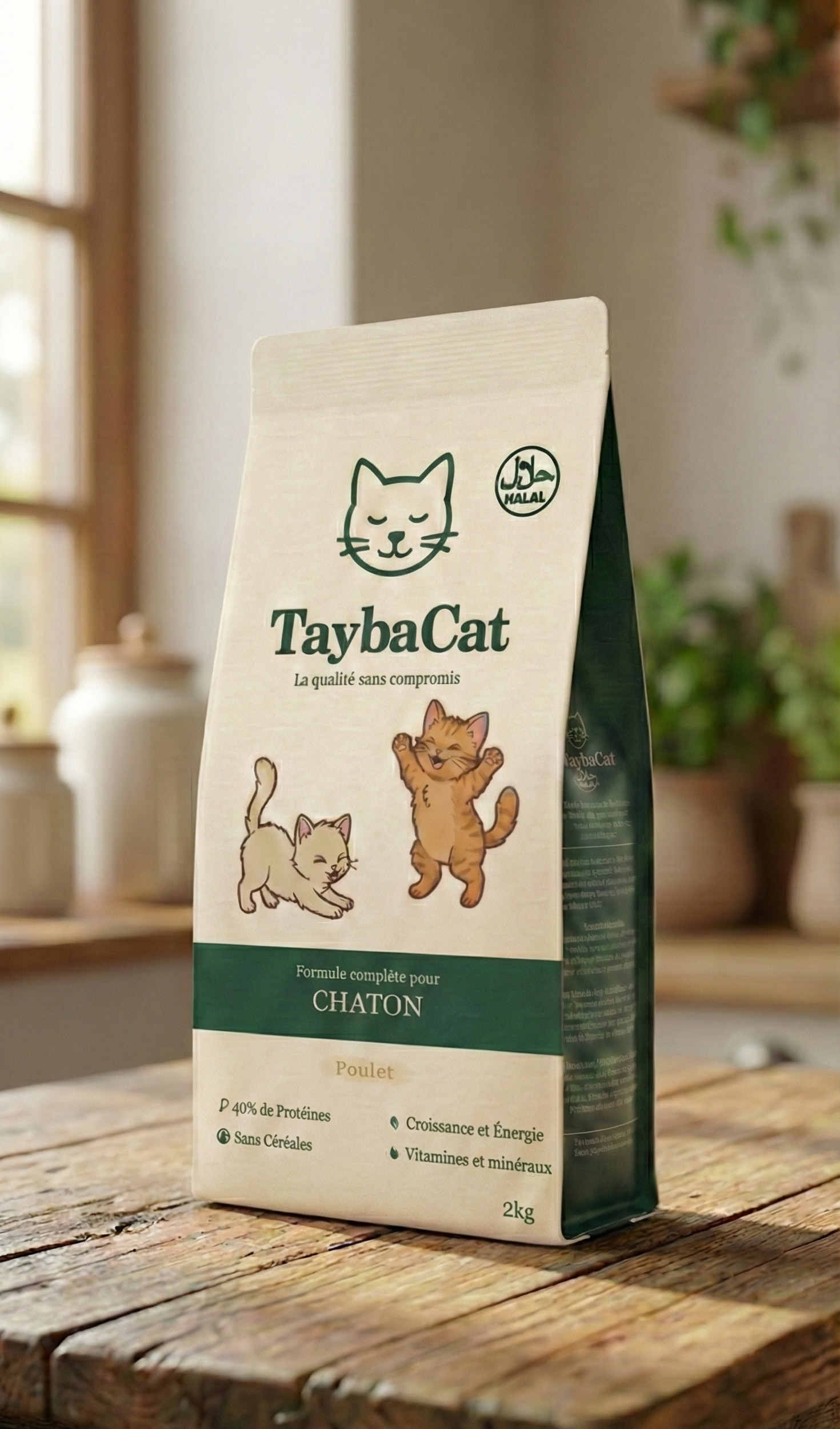 Croquettes chaton sans céréales | Poulet frais